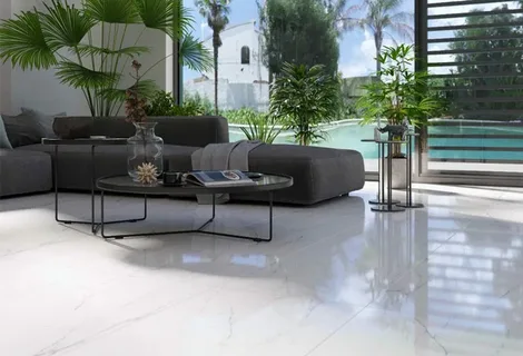 سرامیک کف اتاق با طراحی مدرن و آرامش‌ بخش